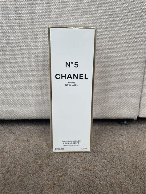 chanel 5 body satin spray